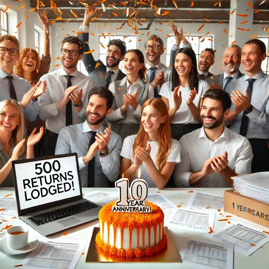 500 Tax returns lodged